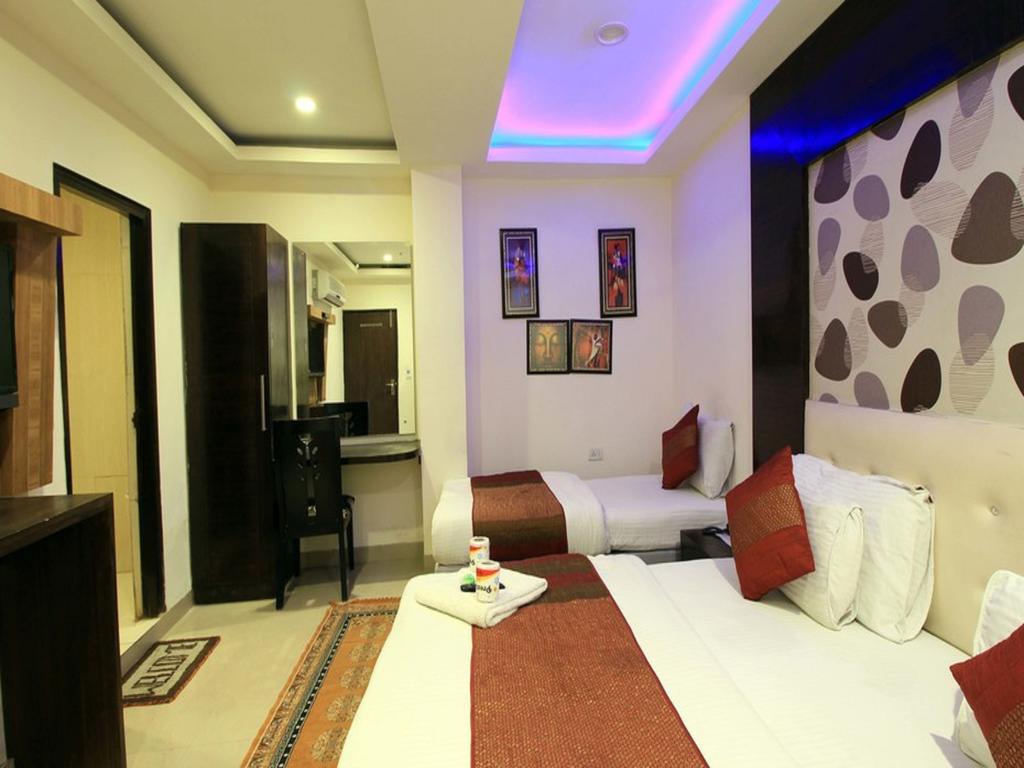 Hotel Arjun Új-Delhi Kültér fotó